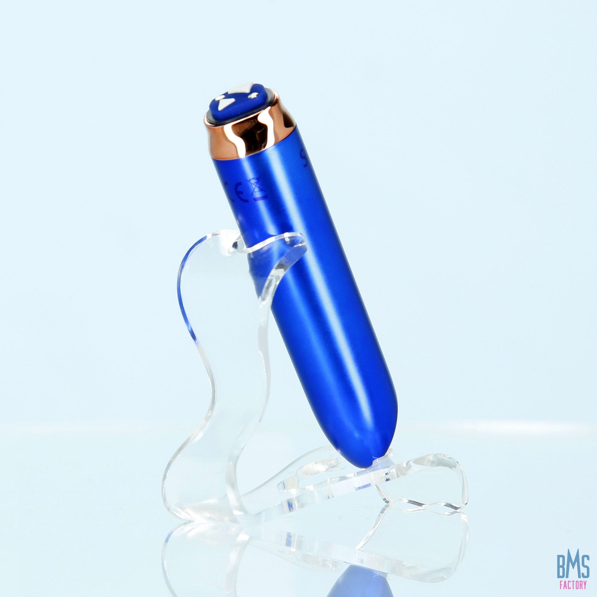 Swan® - Maximum Bullet Vibrator + Silicone Comfy Cuff – Blue - Swan Vibes