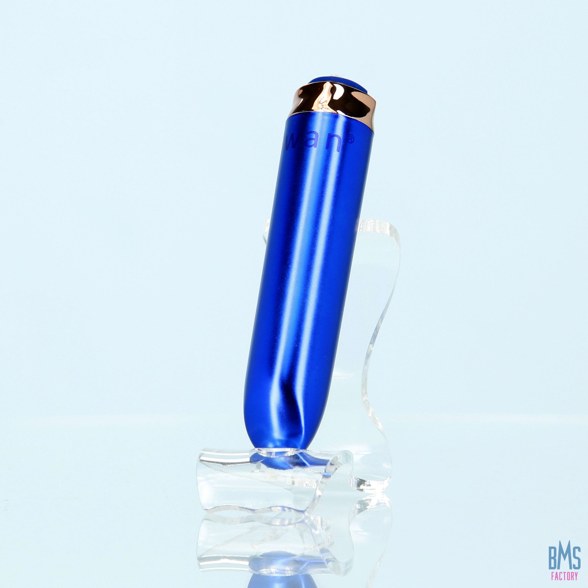 Swan® - Maximum Bullet Vibrator + Silicone Comfy Cuff – Blue - Swan Vibes