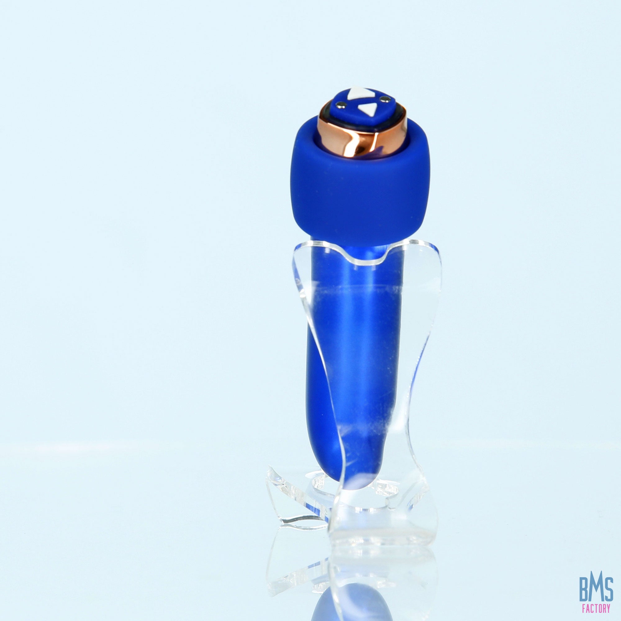 Swan® - Maximum Bullet Vibrator + Silicone Comfy Cuff – Blue - Swan Vibes