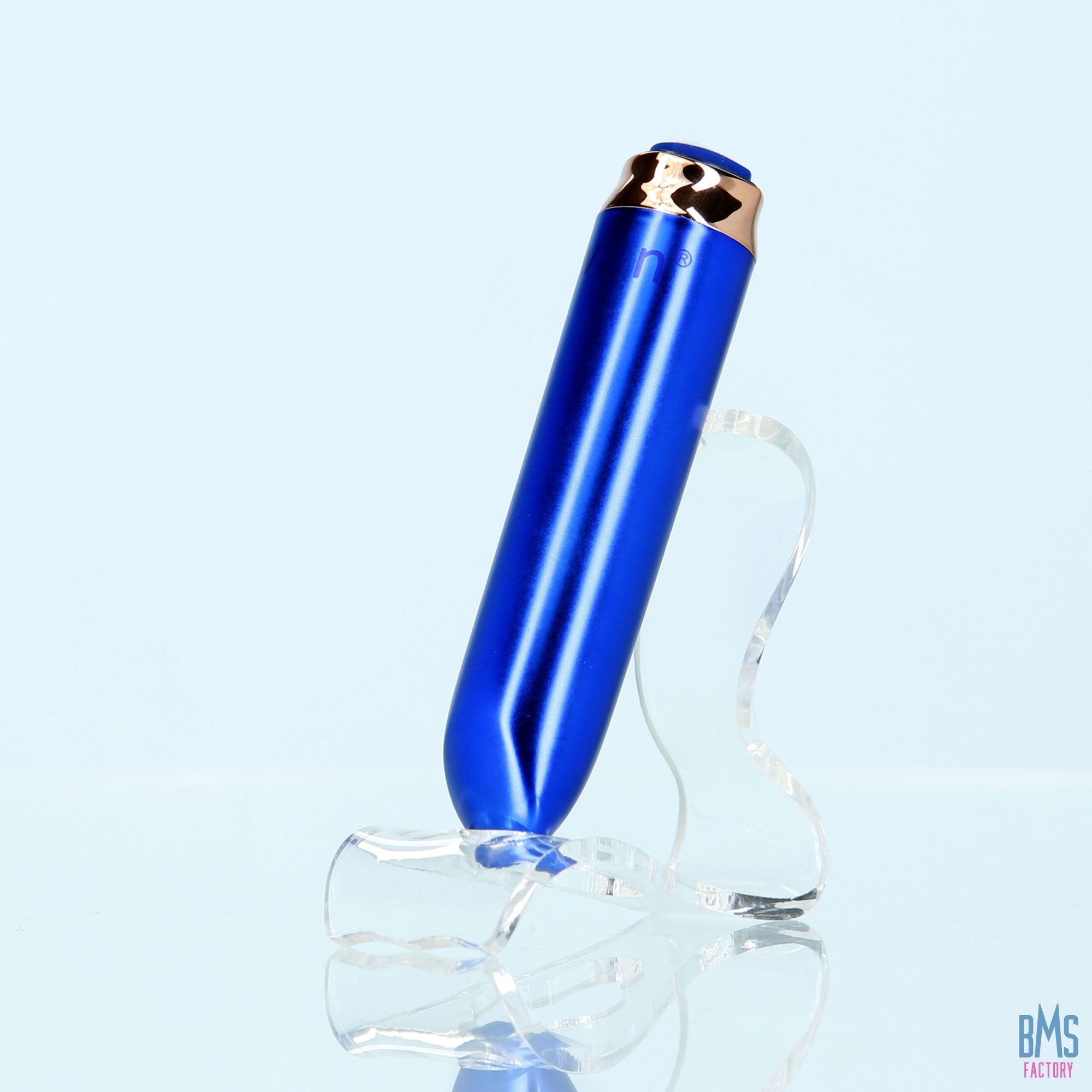 Swan® - Maximum Bullet Vibrator + Silicone Comfy Cuff – Blue - Swan Vibes