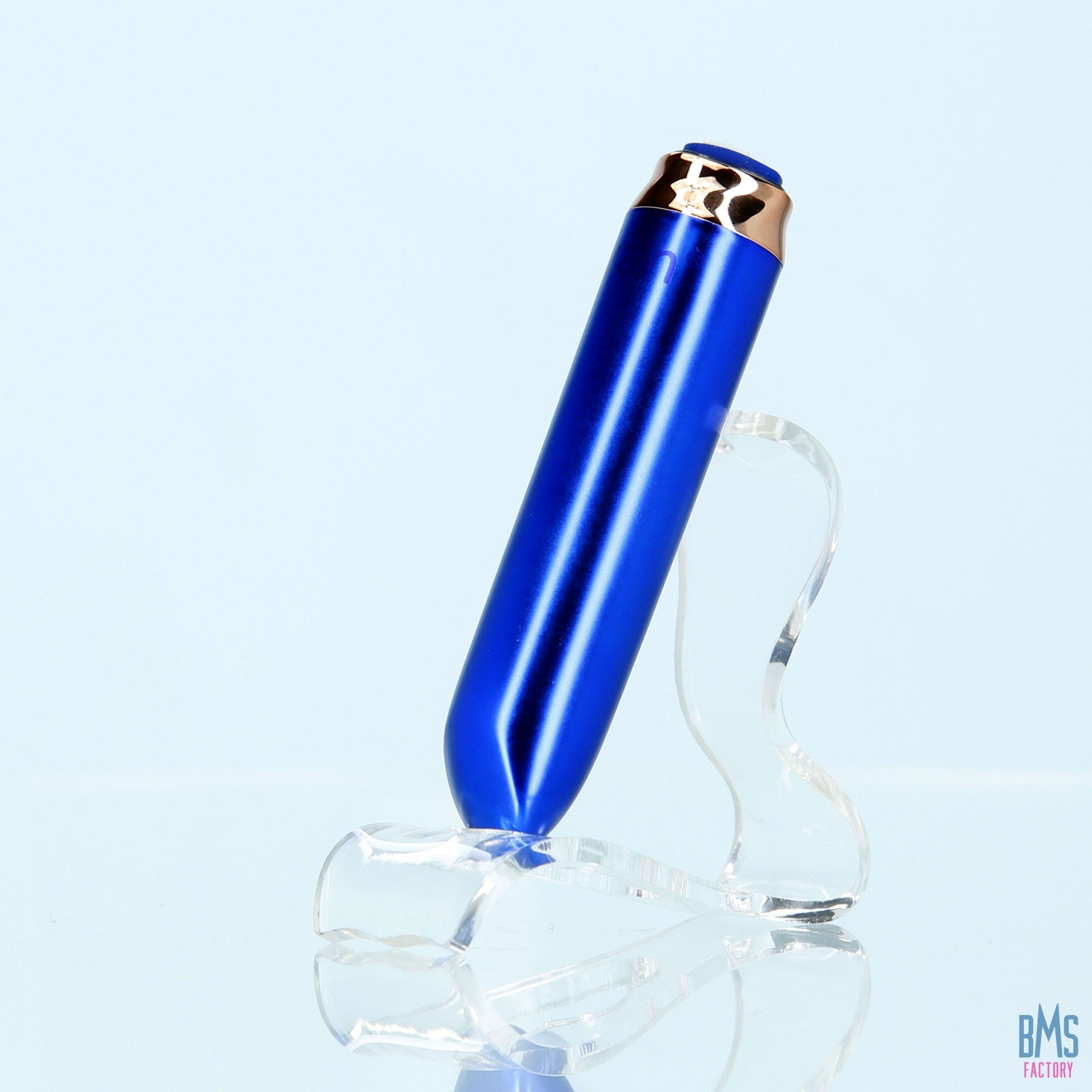 Swan® - Maximum Bullet Vibrator + Silicone Comfy Cuff – Blue - Swan Vibes