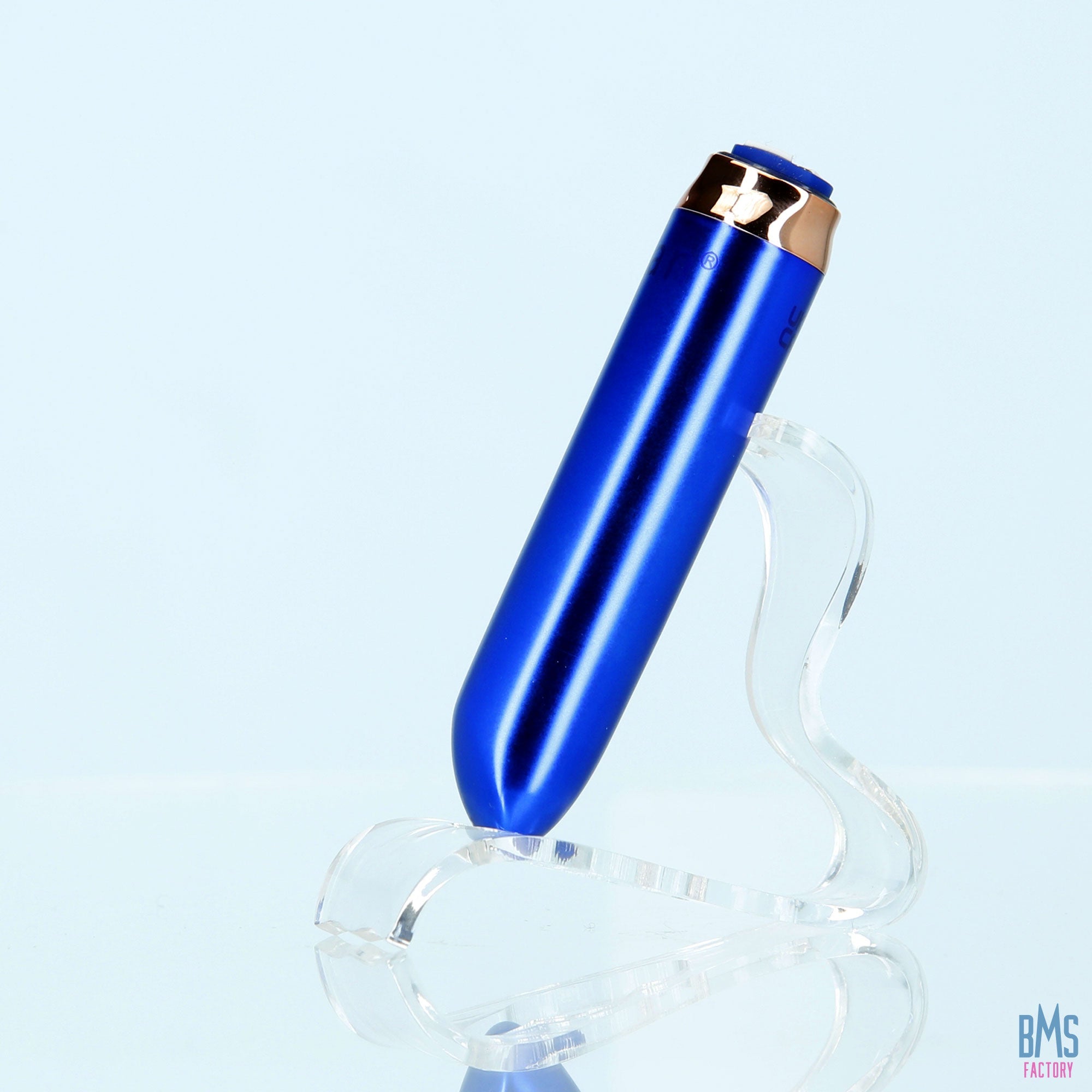 Swan® - Maximum Bullet Vibrator + Silicone Comfy Cuff – Blue - Swan Vibes