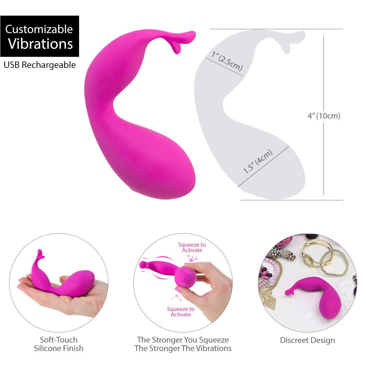 Swan® Squeeze - Kiss - Pink - Swan Vibes