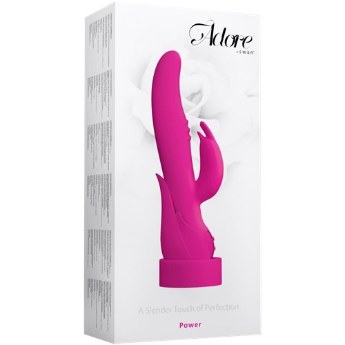 Swan - Adore Power - Rabbit Vibrator - Pink - Swan Vibes