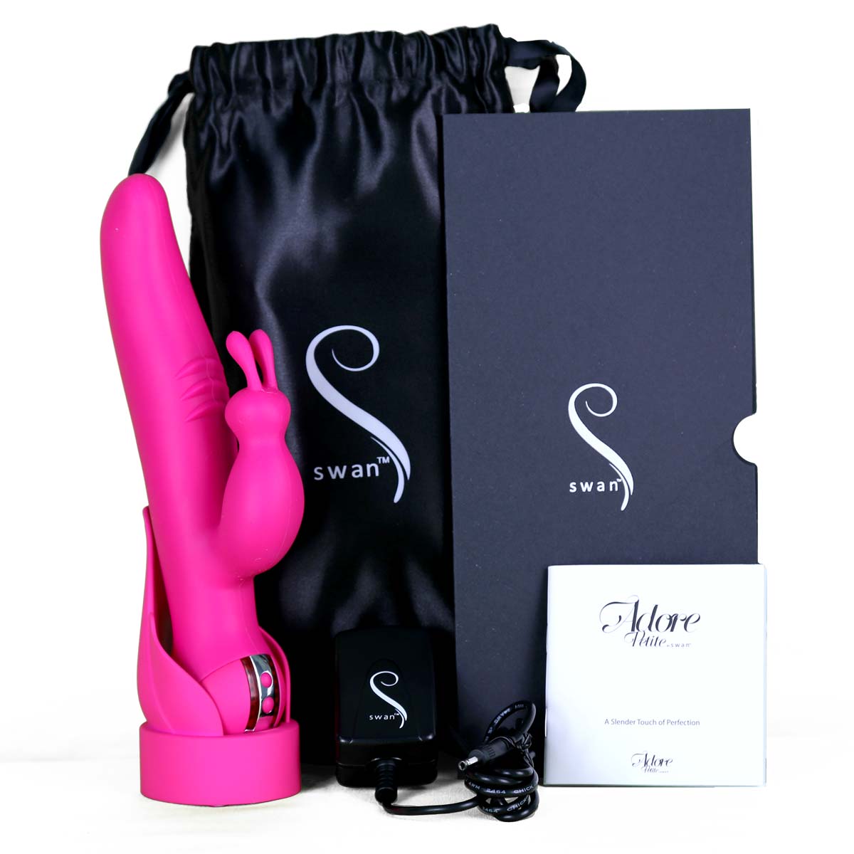 Swan - Adore Beauty - Rabbit Vibrator - Pink - Swan Vibes