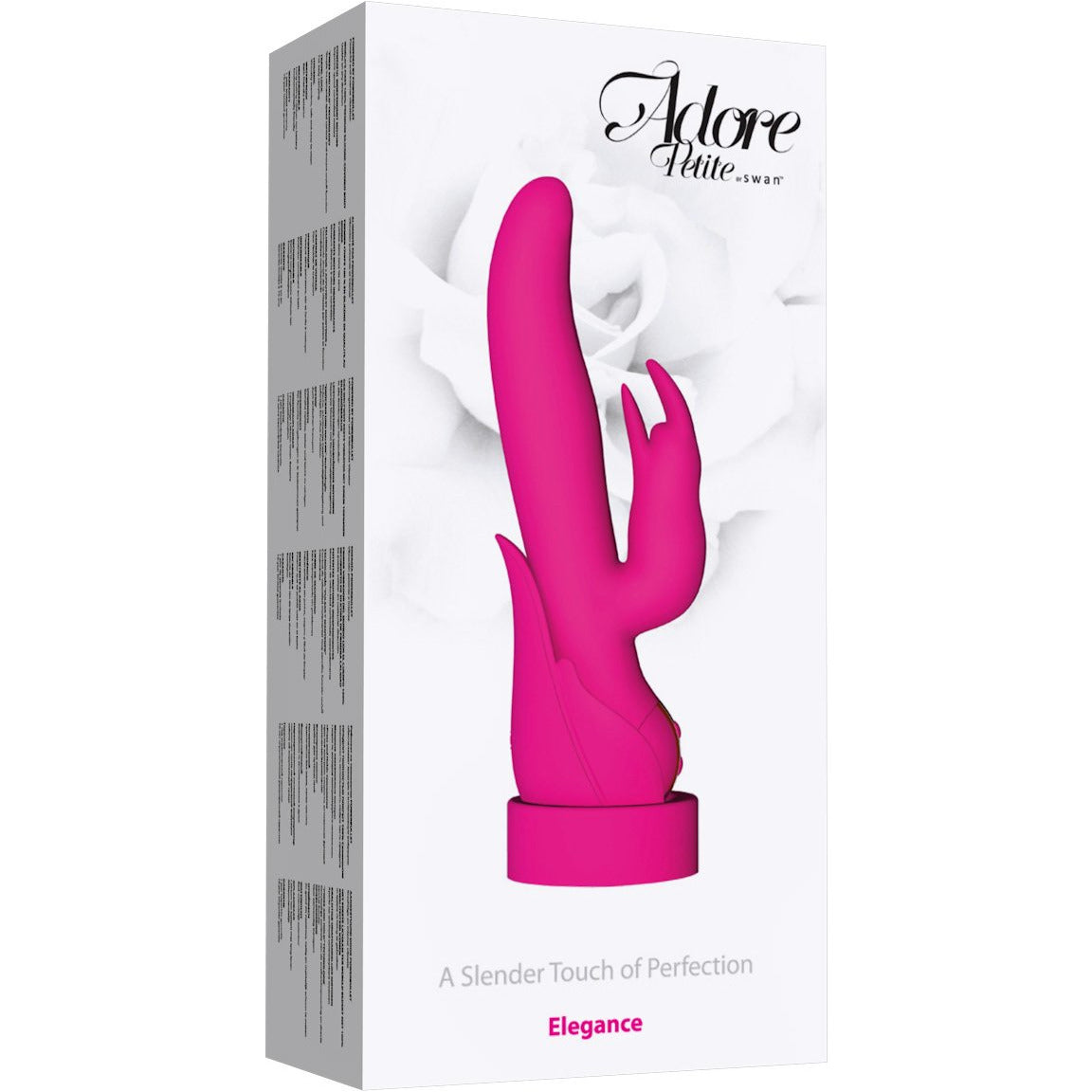 Swan - Adore Petite Elegance- Dual Silicone Vibrator - Hot Pink - Swan Vibes