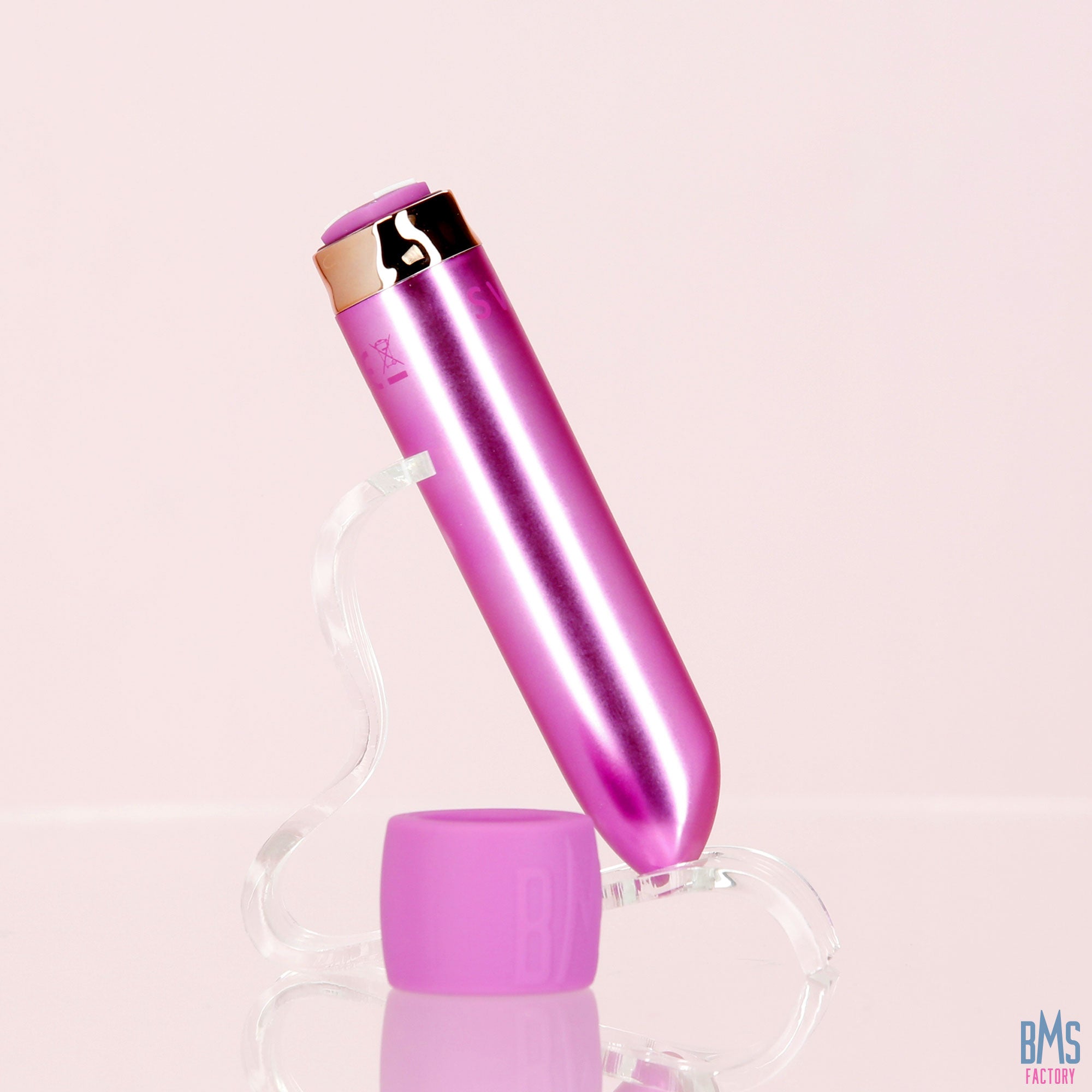 Swan® - Maximum Bullet Vibrator + Silicone Comfy Cuff – Pink - Swan Vibes