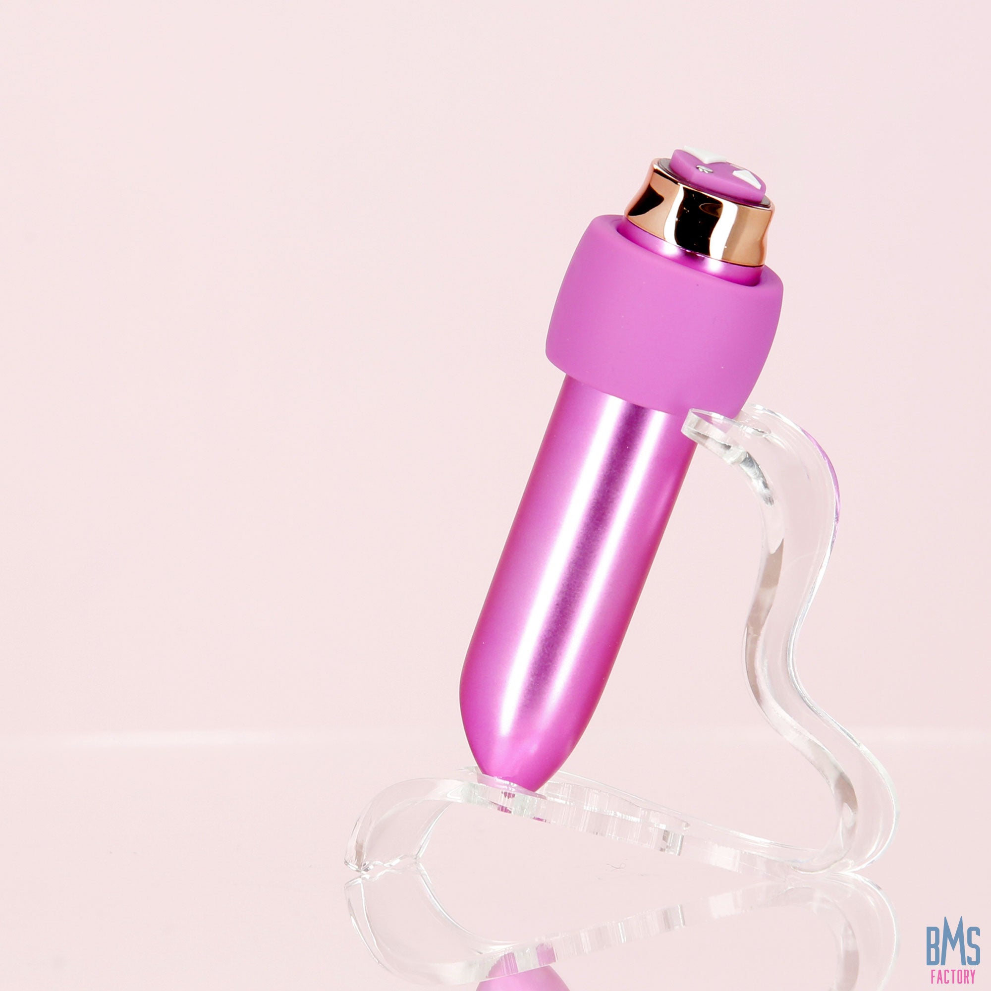 Swan® - Maximum Bullet Vibrator + Silicone Comfy Cuff – Pink - Swan Vibes