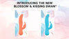 Der Kissing Swan® Dual Action Vibrator – Blau