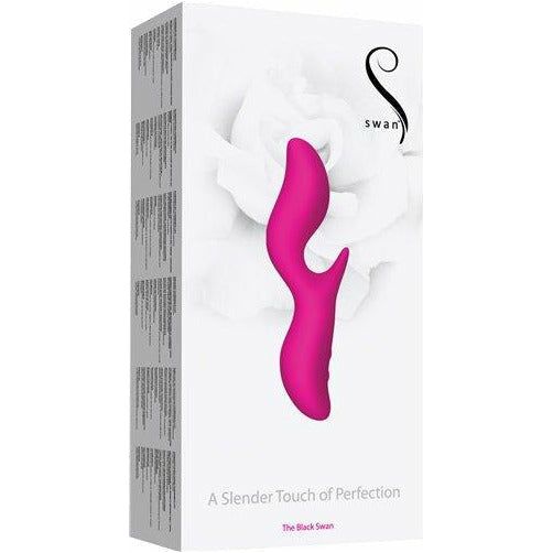 The Black Swan -  Dual Vibrator - Rechargeable - Pink - Swan Vibes