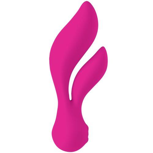 The Swan Feather - Dual Vibrator – Rechargeable – Pink - Swan Vibes