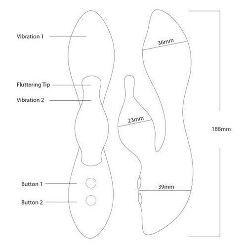 The Cygnet Swan® - Clitoral & G-spot Vibrator - Pink - Swan Vibes