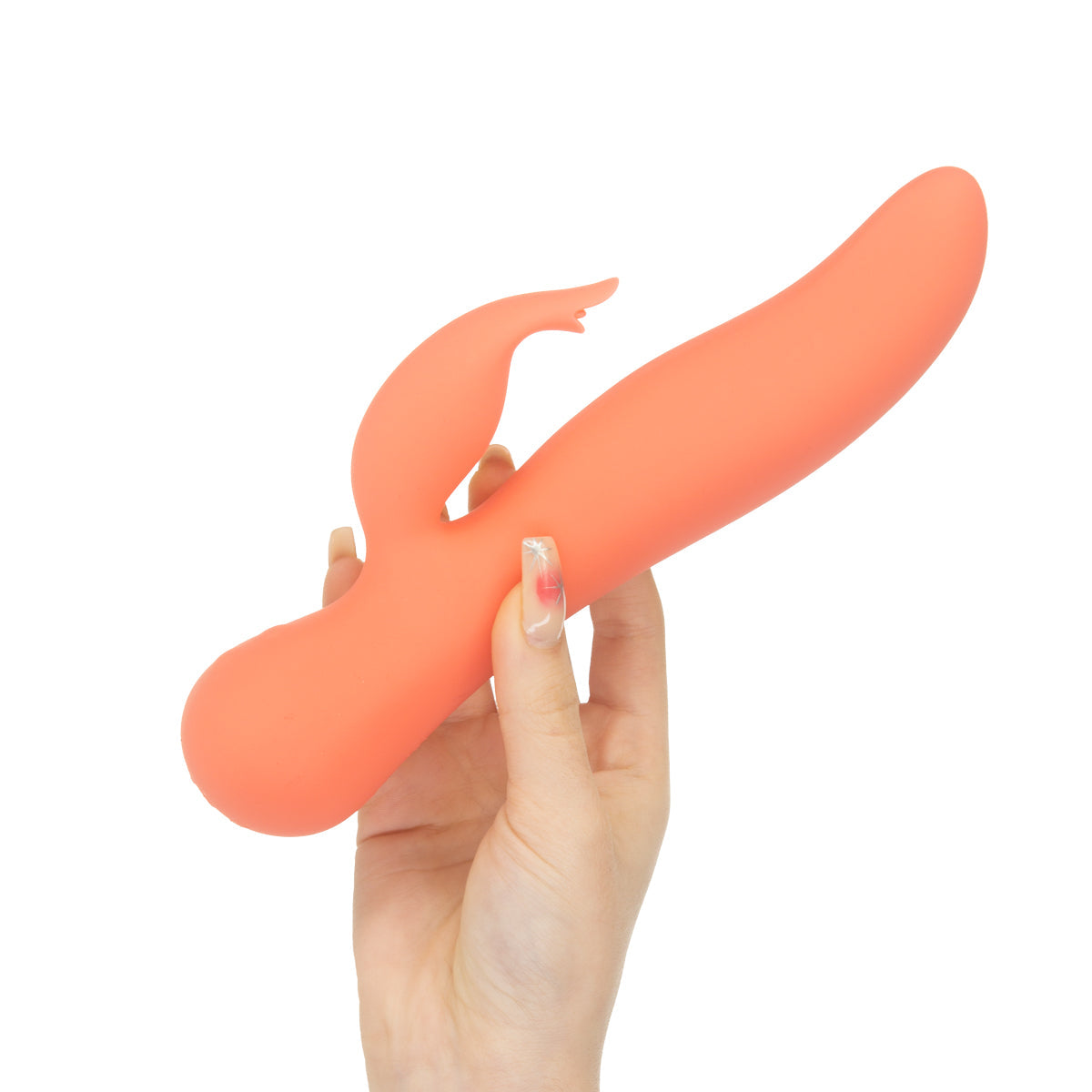 The Blossom Swan® Dual Action Vibrator - Coral - Swan Vibes