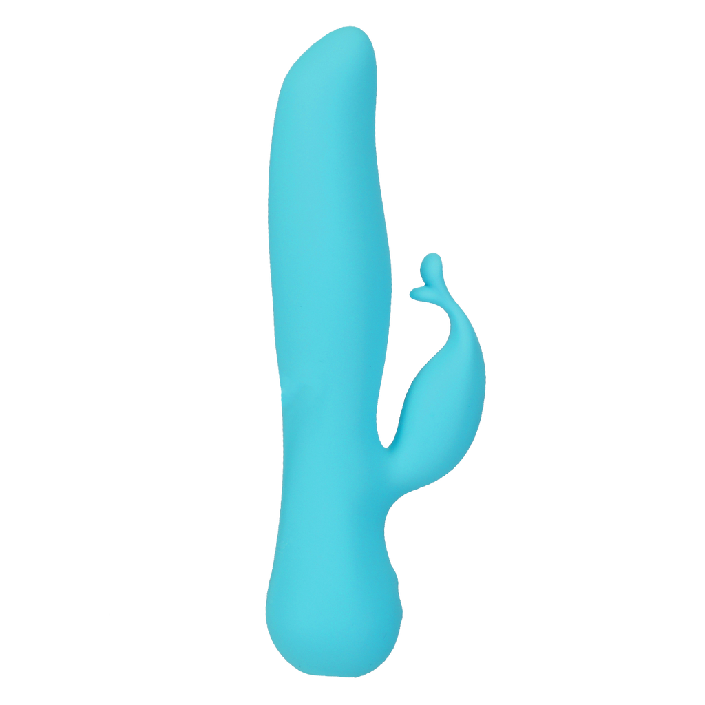 The Kissing Swan® Vibrador de Dupla Ação - Azul