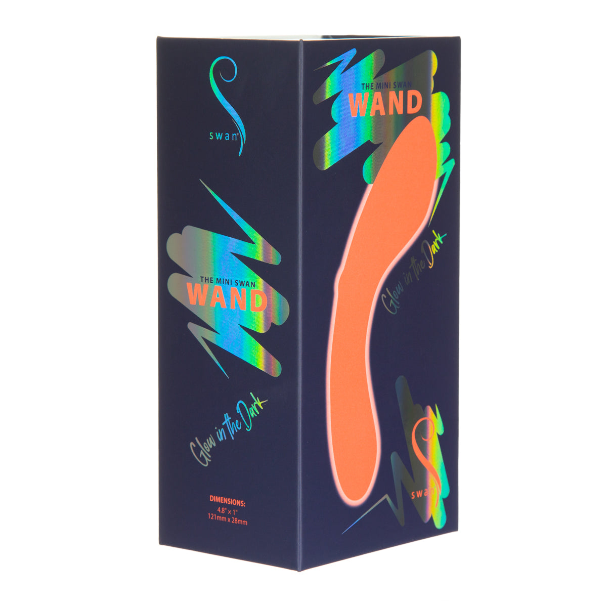 Swan® - The Mini Swan® Wand - Glow in the Dark - Orange - Swan Vibes