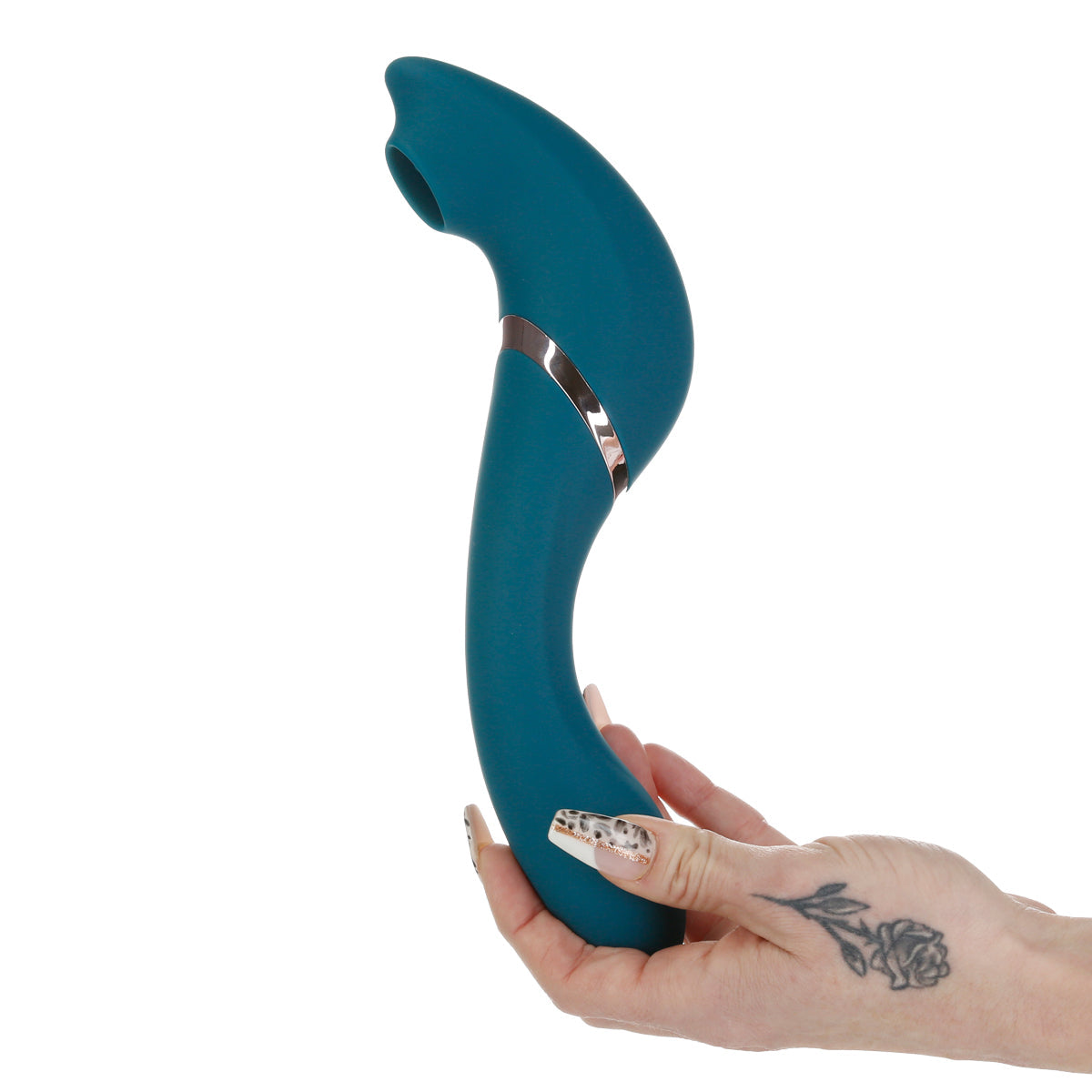 The Monarch Swan®- Transform With A Twist Vibrator & Stimulator - Teal - Swan Vibes