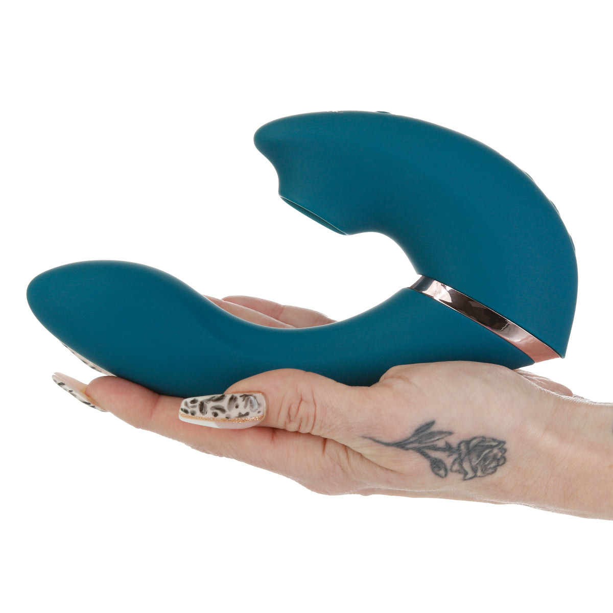 The Monarch Swan®- Transform With A Twist Vibrator & Stimulator - Teal - Swan Vibes