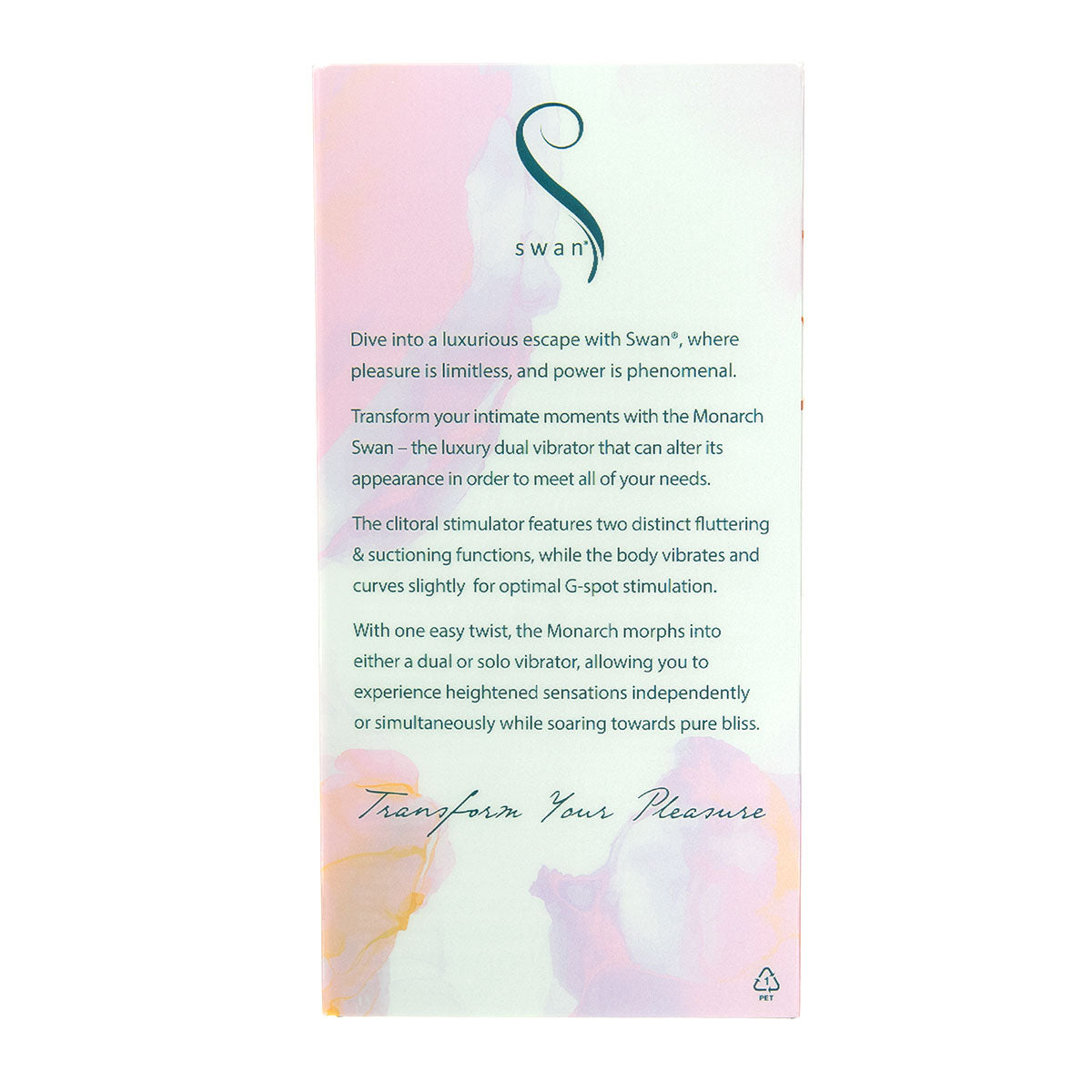 The Monarch Swan®- Transform With A Twist Vibrator & Stimulator - Teal - Swan Vibes