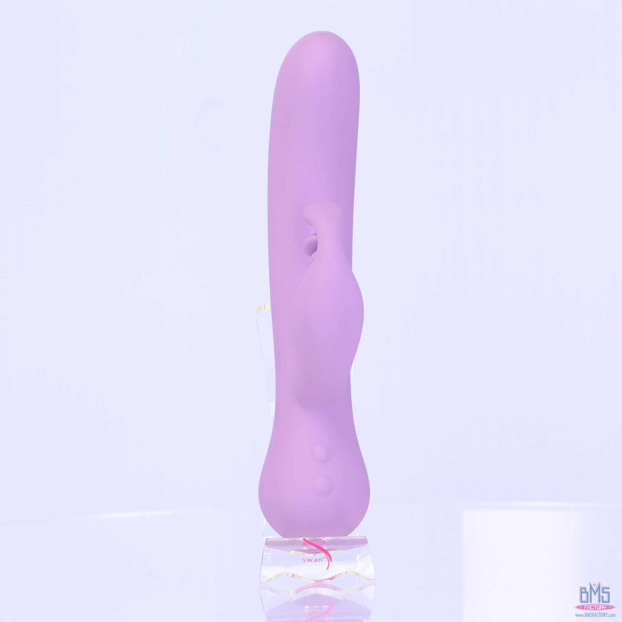Swan Empress - 双振动器 - 充电式 - 薰衣草色