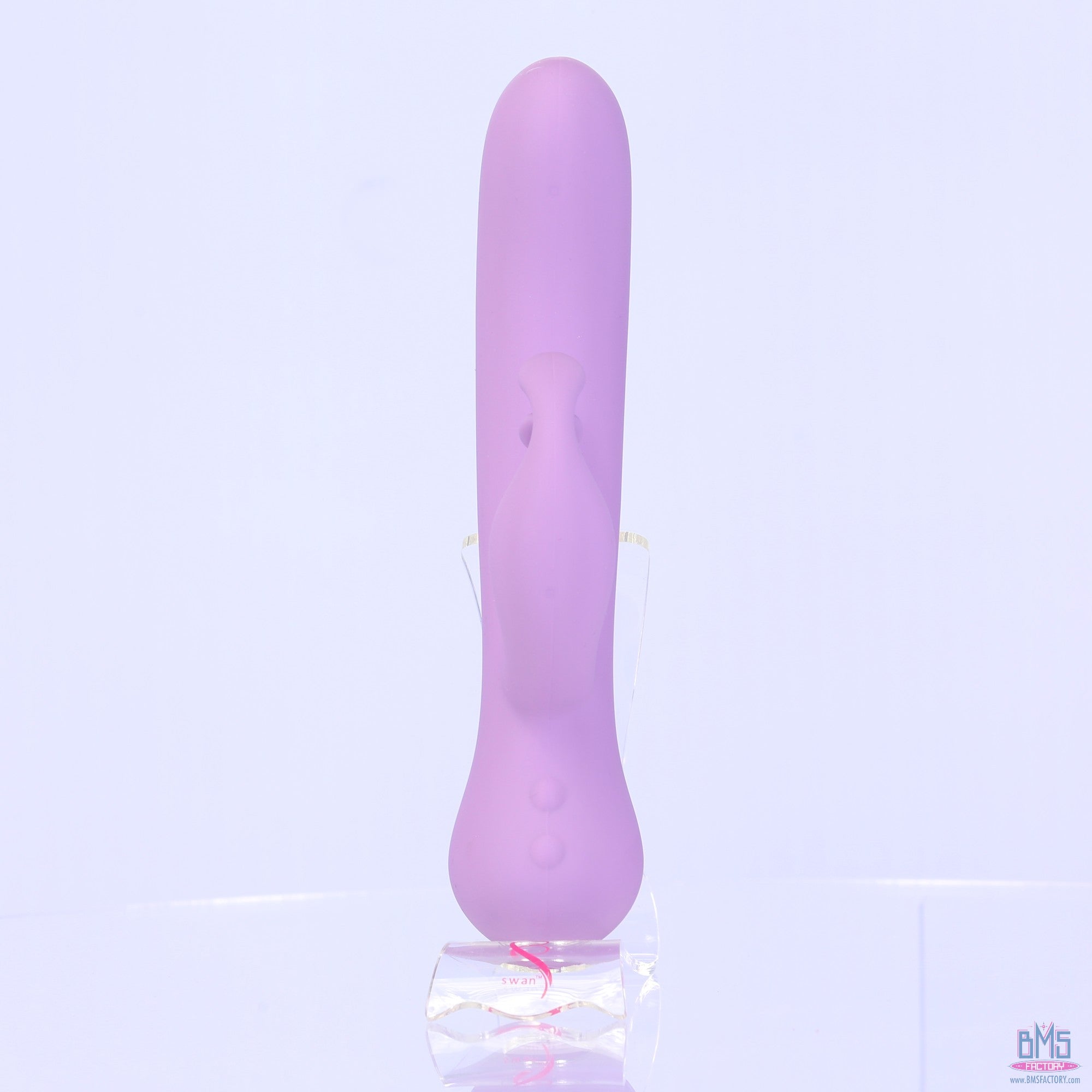 Swan Empress - 双振动器 - 充电式 - 薰衣草色