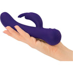 Majestic Swan special edition rabbit vibrator with dual motors and realistic design, featuring smooth silicone surface.