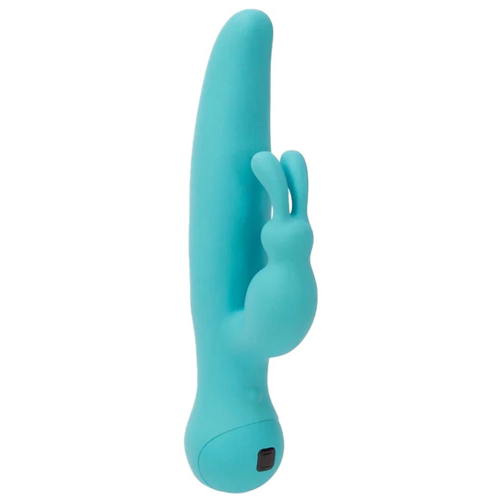 Swan Touch – Duo – Vibrador Coelho Duplo – Recarregável - Verde-azulado