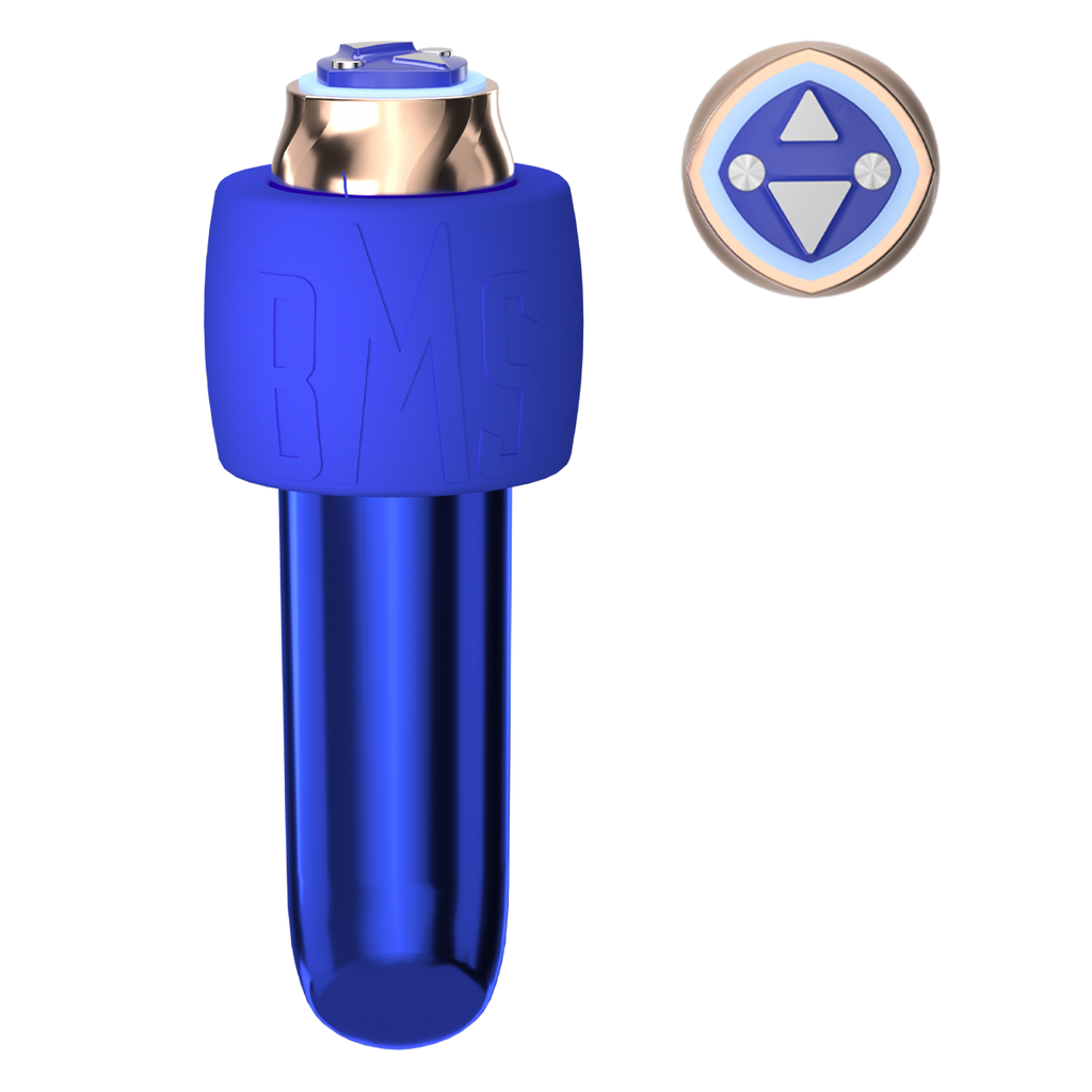Swan® - Bala Vibradora Máxima + Manguito Cómodo de Silicona – Azul