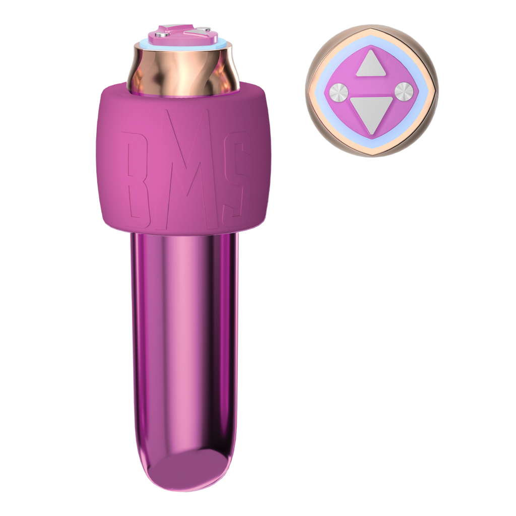 Swan® - Vibrador Bullet Máximo + Pulseira Confortável de Silicone – Rosa