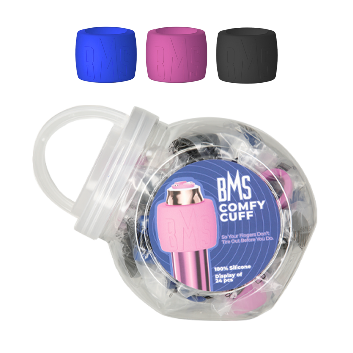BMS Silicone Comfy Cuff  - Assorted Colors - Swan Vibes