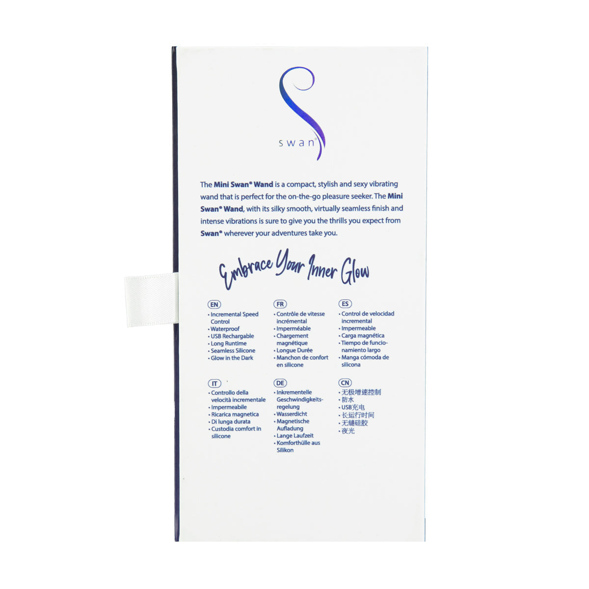 Swan® - The Mini Swan® Wand - Glow in the Dark - Orange - Swan Vibes