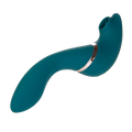 The Monarch Swan® - Vibrador e Estimulador Transformador com Torção - Verde-azulado