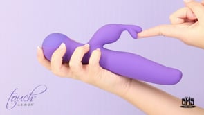 Swan Touch - Trio - Kaninchenvibrator - Wiederaufladbar - Lila