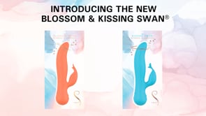 De Kissing Swan® Dual Action-vibrator - Blauw